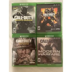 Call of Duty Bundle (Microsoft Xbox One) Lot of 4 Games